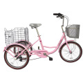 blue foldable tricycle for adult/folding aluminum adult tricycle/gas powered adult tricycle